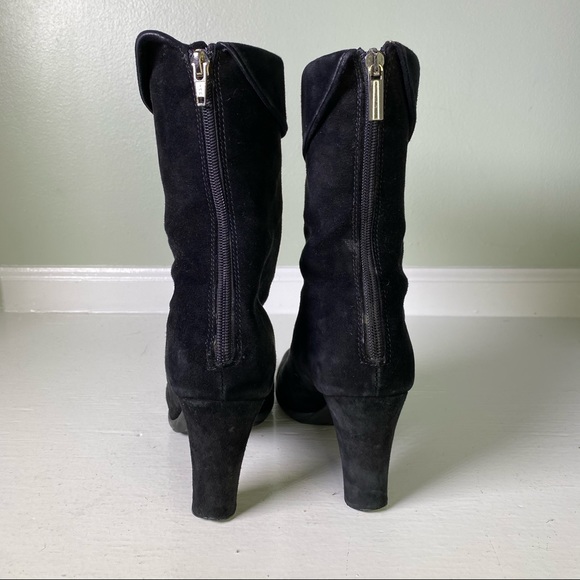 Aquatalia Suede Heeled Boots - Picture 3 of 9